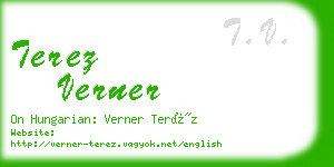 terez verner business card